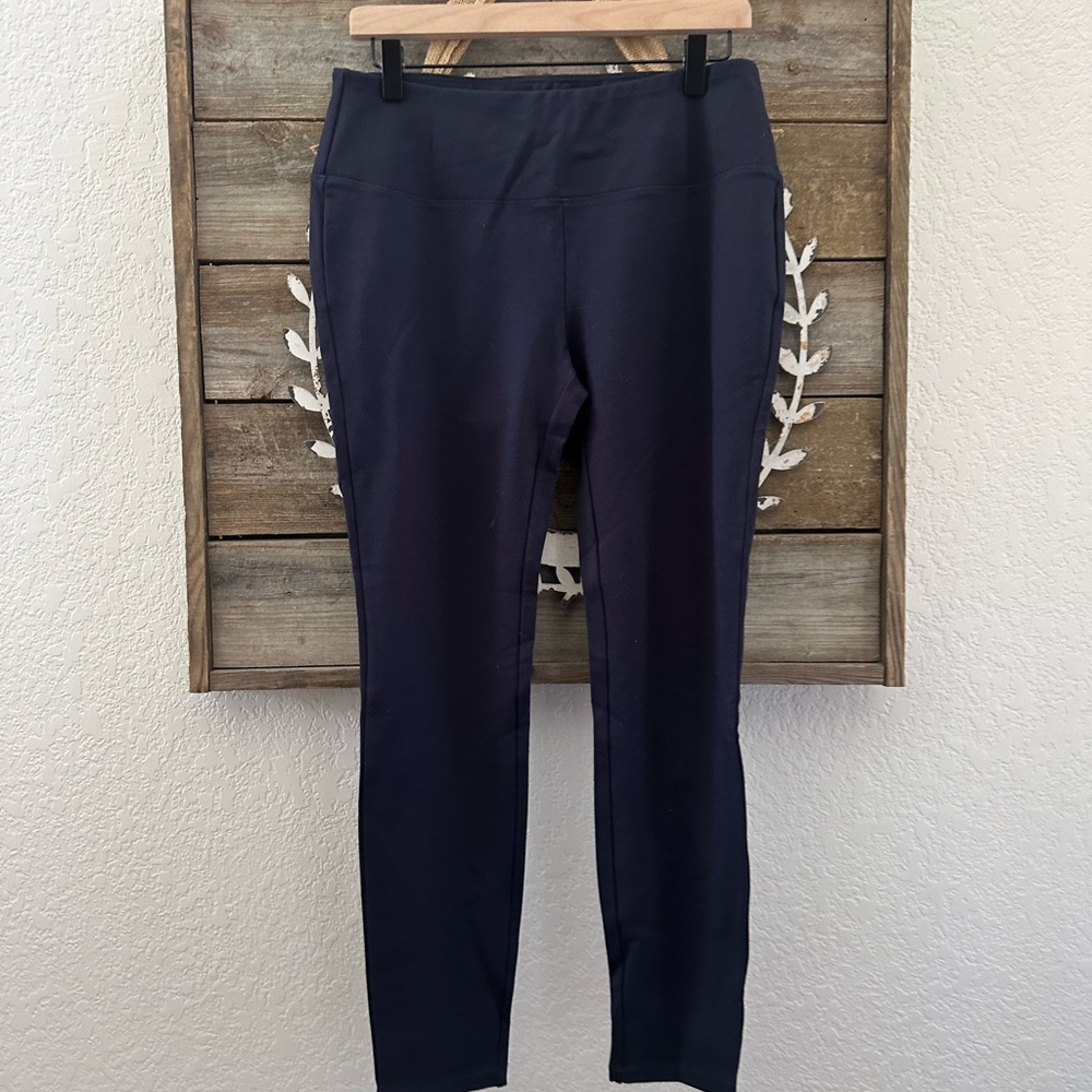 Evy's Tree Dark Blue Leggings size M NWT